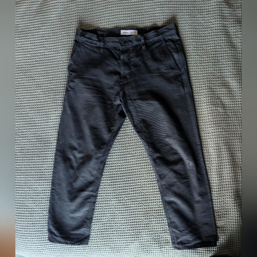 3Sixteen 12oz Selvedge Black Chino CH-22X
